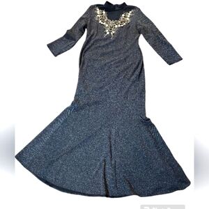 Fatma Turkmen size 48 brownish black dress